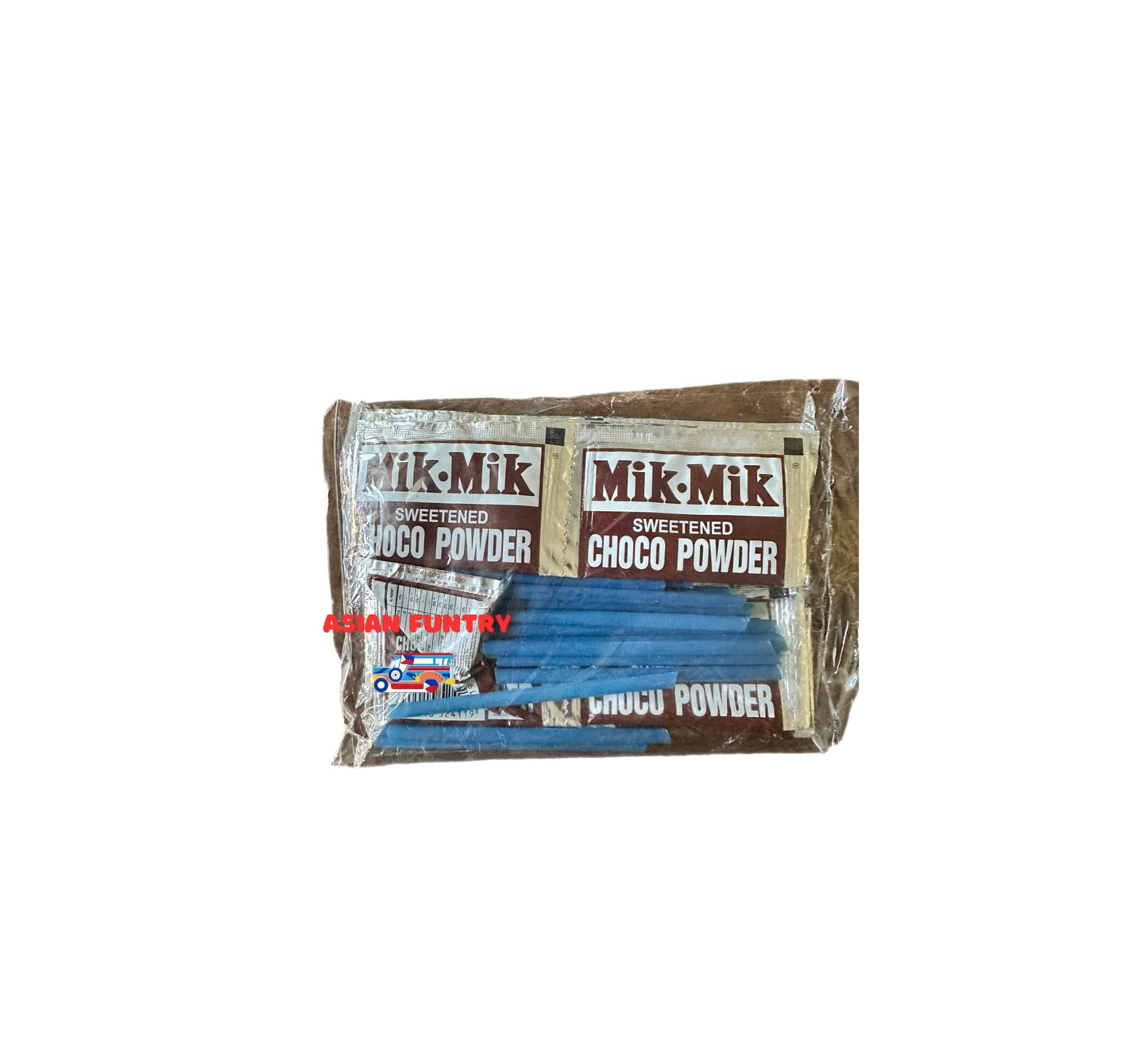 Indulge in the nostalgic taste of Mik-Mik Sweetened Powder. This childhood favorite treat comes in 2 delicious flavors - Choco and Milk. Made with the perfect balance of sweetness, it's sure to satisfy your cravings. Enjoy the convenience of 3 packs for more moments of delight.