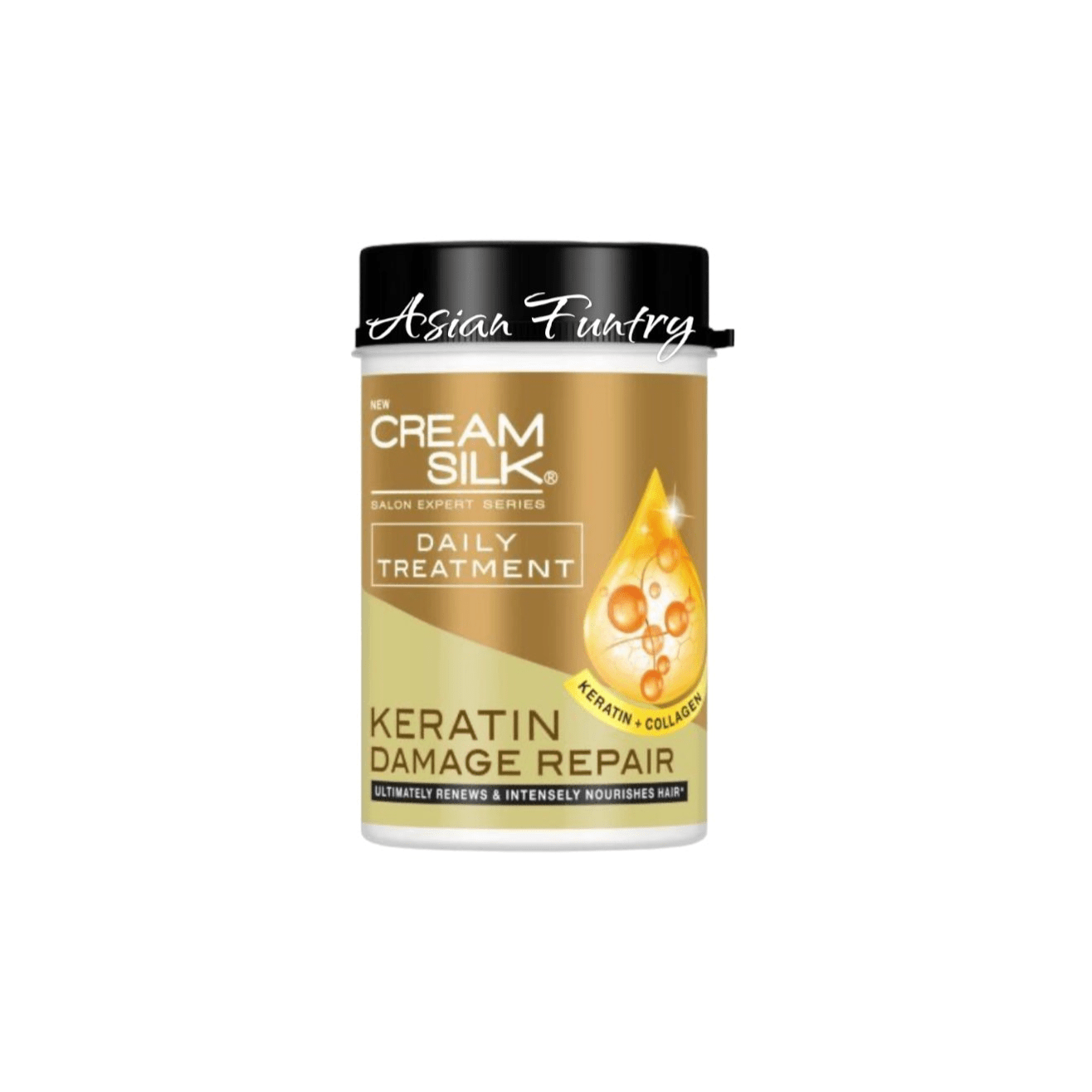 Cream Silk Keratin Damage Repair - Gold - Asian Funtry