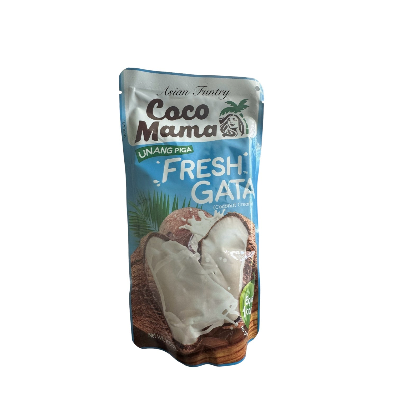 Coco Mama Fresh Gata is the perfect cooking and baking companion. Made from pure coconut cream, it's equivalent to one whole coconut in one 200ml pack. Enjoy the rich, creamy texture and flavor of real coconuts without the hassle of cracking and grating. Elevate your dishes with Coco Mama Fresh Gata.