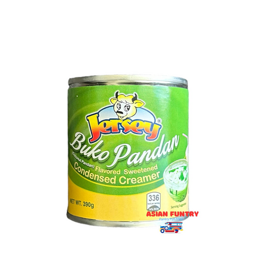 Indulge in the rich and creamy flavor of our Jersey Buko Pandan Condensed Creamer. Made with real buko pandan, our creamer is perfect for adding a delicious touch to your desserts, baking, and cooking. Bring the taste of home to your kitchen and satisfy your cravings for a scrumptious buko salad. With this creamer, you can elevate any dish with ease.