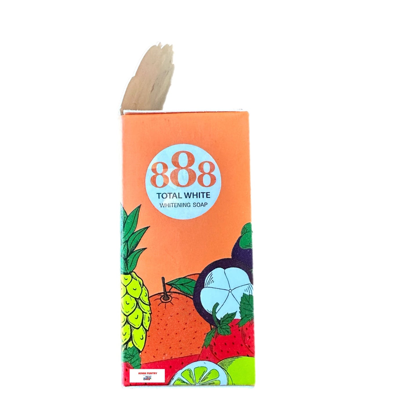 888 Total White Whitening Soap (80 gms) Gluta X10 Whitening with Vit. C and E - Asian Funtry