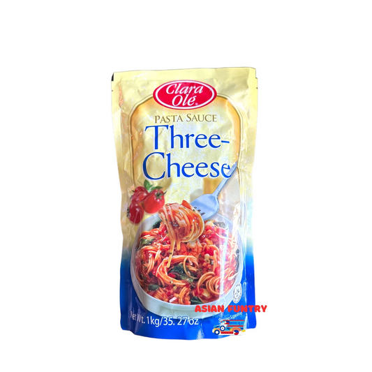 Indulge in the rich and flavorful taste of Clara Ole's Three Cheese Pasta Sauce. Made with three types of cheese, this sauce will satisfy your cravings for a cheesy meal. Elevate your pasta dishes and make them a big hit with this delicious and creamy sauce.