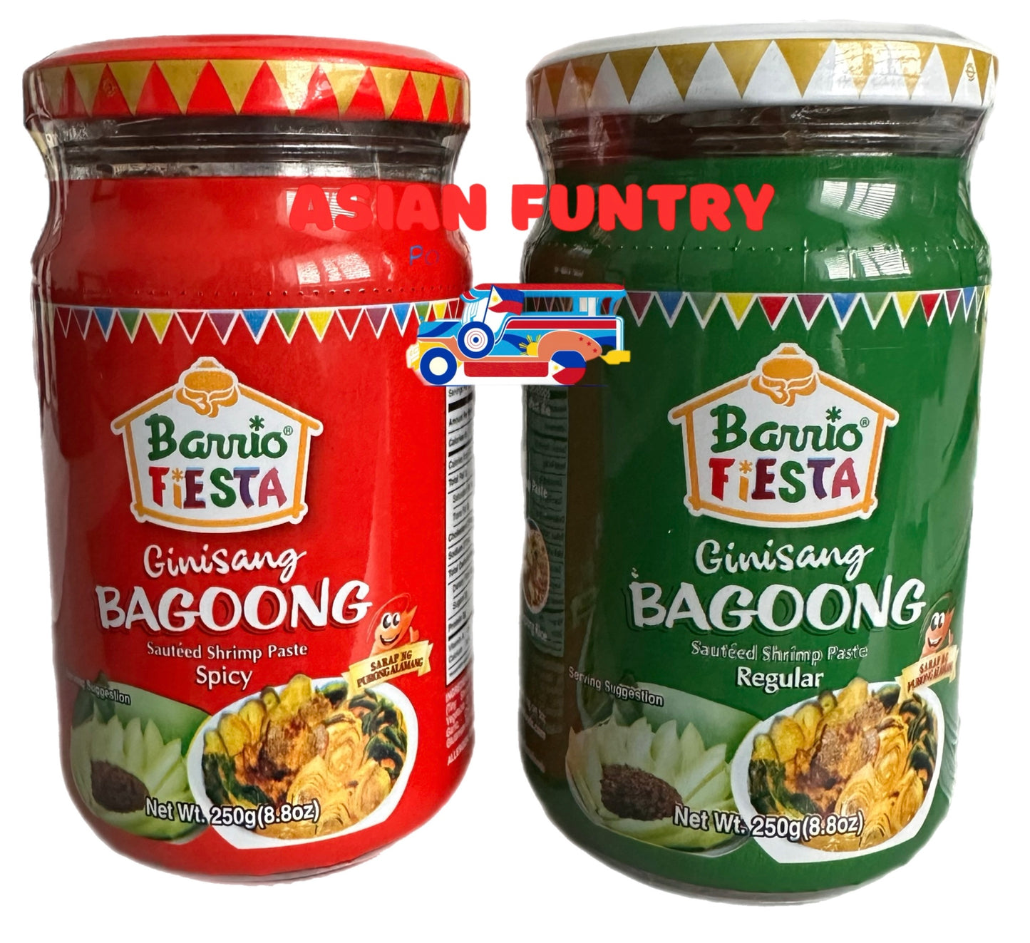 Barrio Fiesta Shrimp Paste Regular 250g is a must-have pantry staple for Filipino cuisine. With its flavorful taste, it can be used as a dip or a side dish, enhancing meal dishes to perfection. Elevate your cooking with this delicious and versatile ingredient.