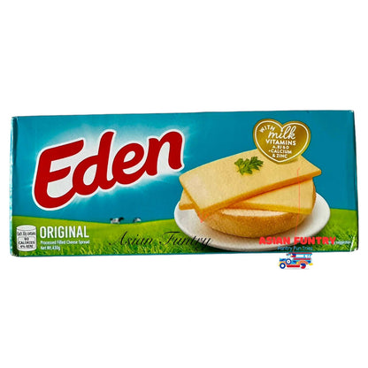 Introducing Eden Cheese Original, the beloved creamy cheese that has won over the hearts of Filipinos. Made with high-quality ingredients, it's the perfect addition to any dish. Enjoy the rich and creamy taste of Eden Cheese Original in every bite.