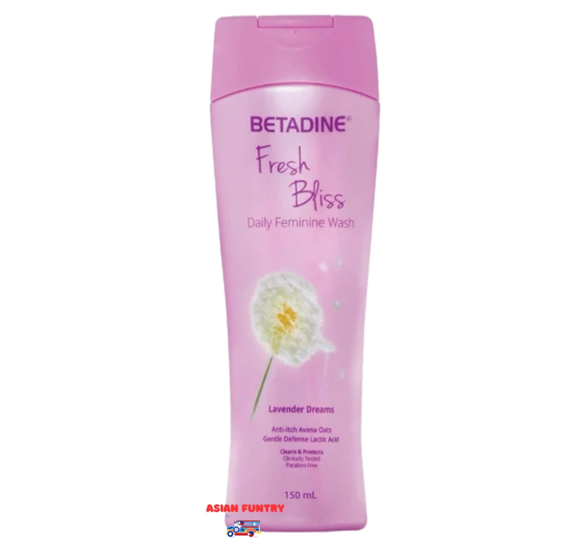 Betadine Daily Feminine Wash Fresh Bliss Lavender Mist 150ml - Asian Funtry