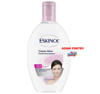 Eskinol Classic Glow Facial deep cleanser 225ml - Asian Funtry