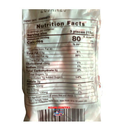 Flat Tops Ricoa Milk Chocolate 150g - Asian Funtry