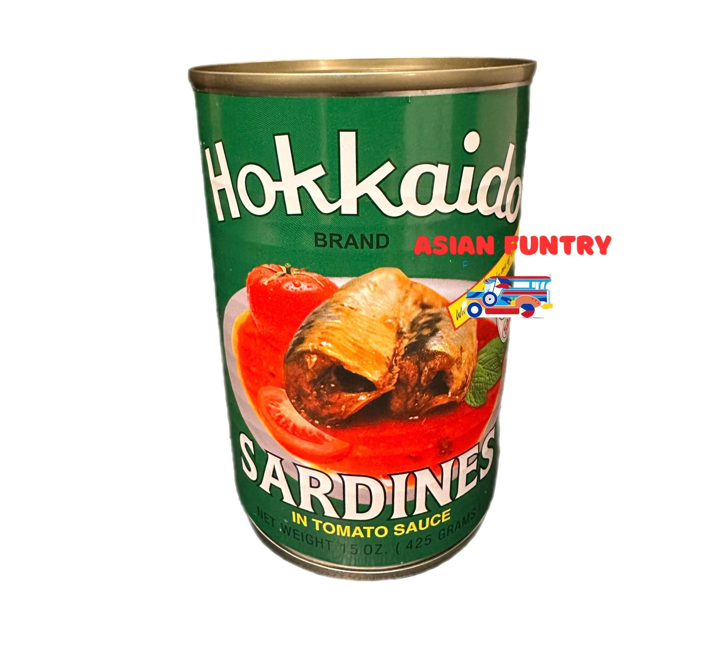 Hokkaido Sardines in Tomato Sauce 15 oz.(425gms) - Asian Funtry