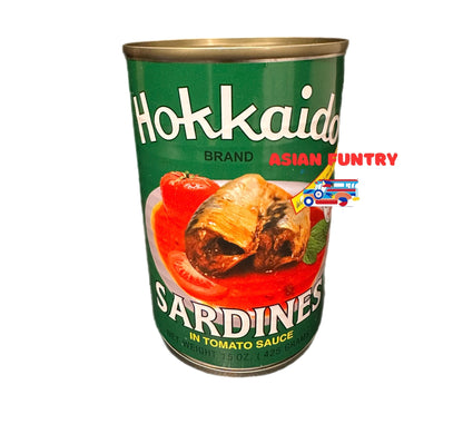 Hokkaido Sardines in Tomato Sauce 15 oz.(425gms) - Asian Funtry