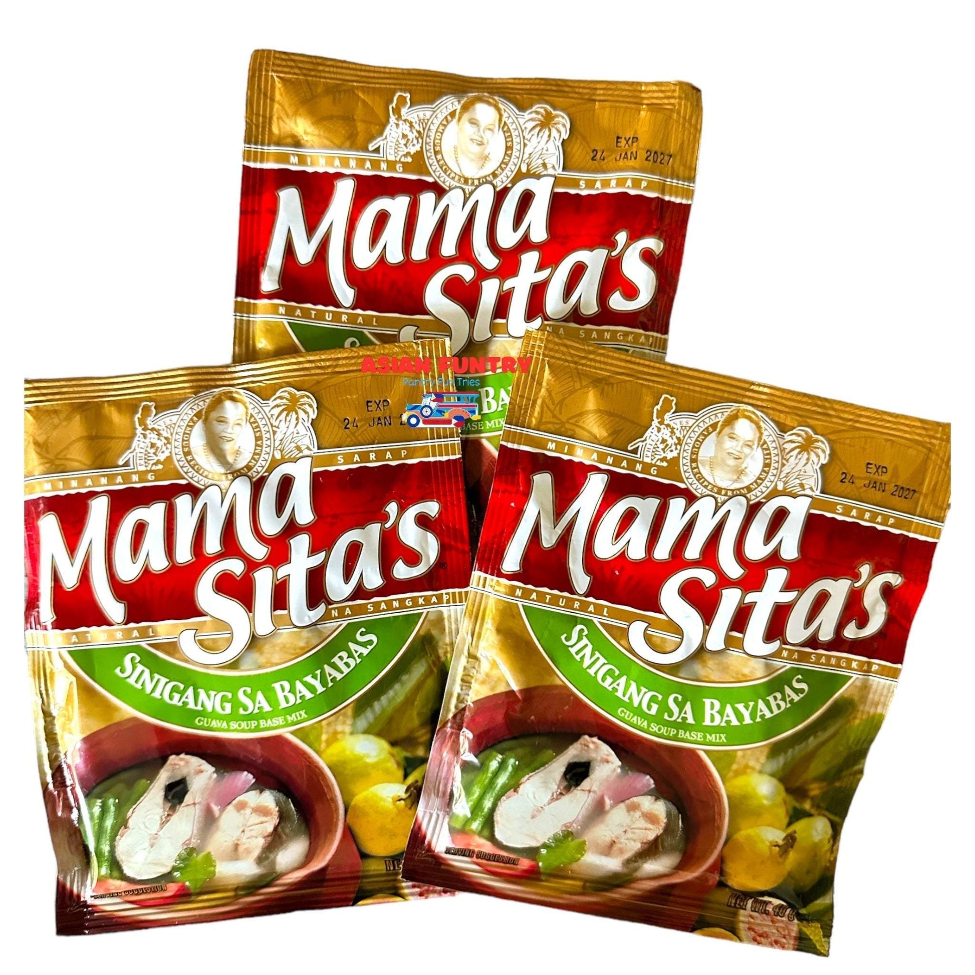 Mama Sita's Sinigang sa Bayabas (Guava soup base mix) 3X40g pack - Asian Funtry