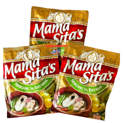 Mama Sita's Sinigang sa Bayabas (Guava soup base mix) 3X40g pack - Asian Funtry
