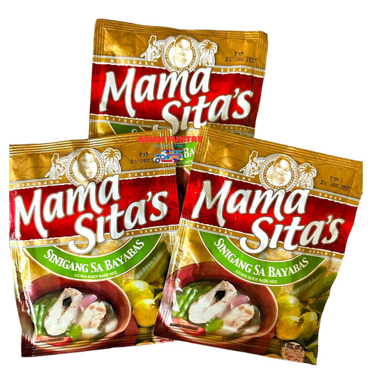 Mama Sita's Sinigang sa Bayabas (Guava soup base mix) 3X40g pack - Asian Funtry