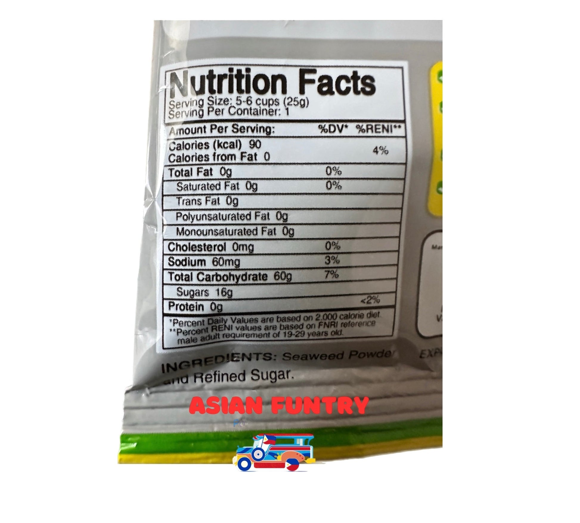 Mr. Gulaman Unflavored Jelly Powder (White) 25g (3+1 pack) - Asian Funtry