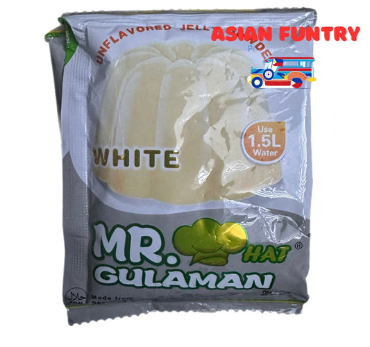Mr. Gulaman Unflavored Jelly Powder (White) 25g (3+1 pack) - Asian Funtry