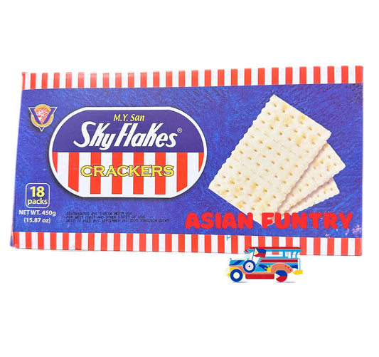 Sky Flakes Crackers 18 packs Net Wt. 450g - Asian Funtry